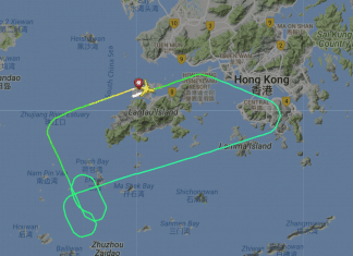 Air China A330 returns to Hong Kong with “full emergency” after smell of smoke #CA110