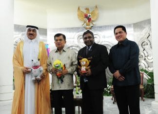 Qatar Airways is the official airline of 18th Asian Games in Jakarta Palembang 2018