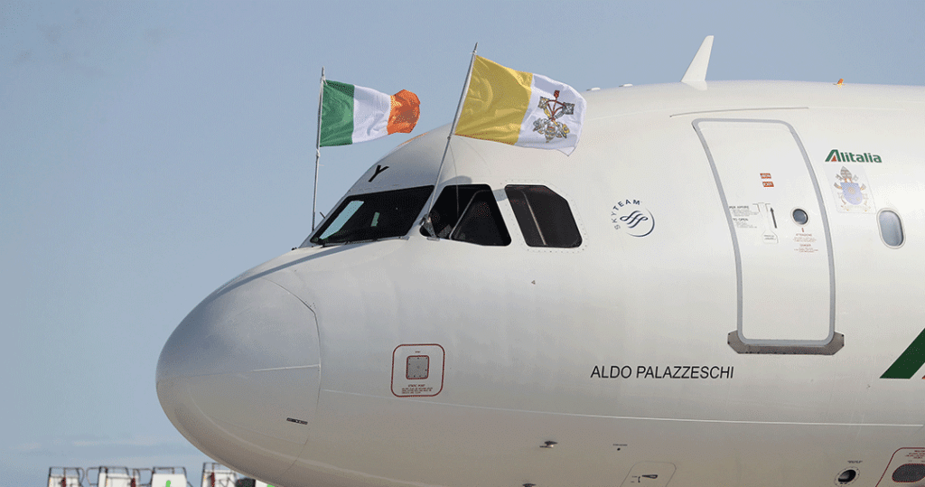 Embarrassing mistake by the Alitalia captain who landed Pope Francis' plane  in Dublin - Aviation24.be
