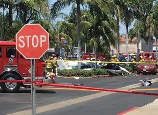 Five killed after Cessna 414 crashes near South Coast Plaza, California