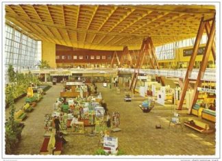 Hovering roof of Brussels Airport’s iconic and historic Sky Hall gets new support structure