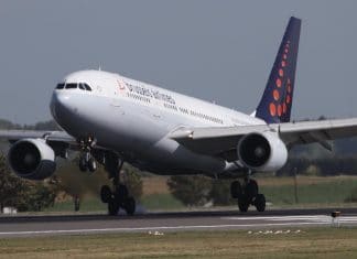 Brussels Airlines Airbus A330 to Washington Dulles heads back to Brussels