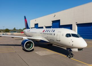 Delta Air Lines takes delivery of its first Airbus A220