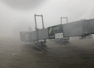Typhoon Jebi: Osaka Kansai Airport closed after severe floodings; tanker boat hits access bridge to the airport