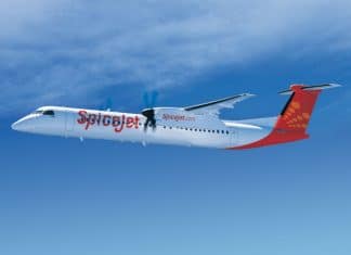 Bombardier delivers first 90-seat Q400 aircraft to SpiceJet