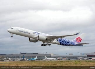 China Airlines orders five additional Airbus A350-1000s