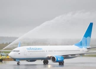 Pobeda Airlines’ route opening to Moscow celebrated at Helsinki Airport