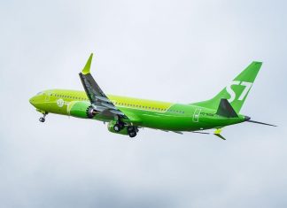 Boeing and Air Lease Corp. deliver first 737 MAX to S7 Airlines of Russia