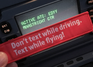 Don’t text and drive. Fly and text!