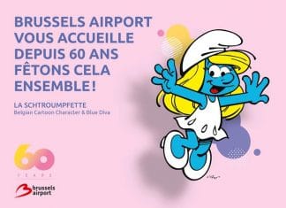 Brussels Airport celebrates 60th anniversary with Belgian icons
