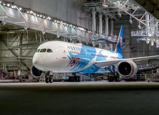 The 787th Boeing 787 Dreamliner goes to China Southern Airlines