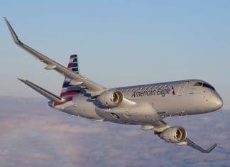 Embraer and American Airlines sign a new contract for 15 E175s