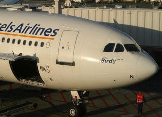 After 25 years of commercial service, Brussels Airlines’ OO-SFN is leaving for Pinal Airpark