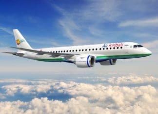 Embraer signs agreement with Air Kiribati for up to four E190-E2