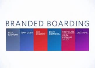 Boarding simplified: Delta extends branded fares to boarding order, launches color palette to tie it all together