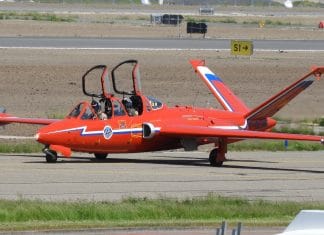 Dutch Transport Museum receives Belgian Fouga Magister fighter jet