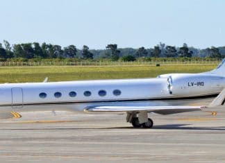 Lionel Messi’s Gulfstream V private jet returns to Brussels Airport after landing gear issue