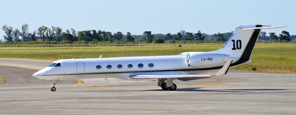 Leo Messi´s Private Gulfstream-V LV-IRQ, BARCELONA-EL PRAT:…