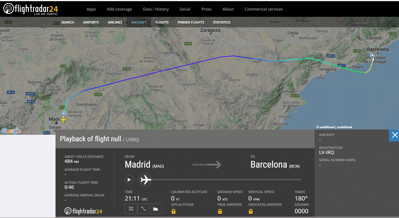 Gulfstream V - LV-IRQ, Lionel Messi (FlyZar)