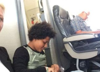 Passengers found themselves sitting on the floor of a plane all the way home