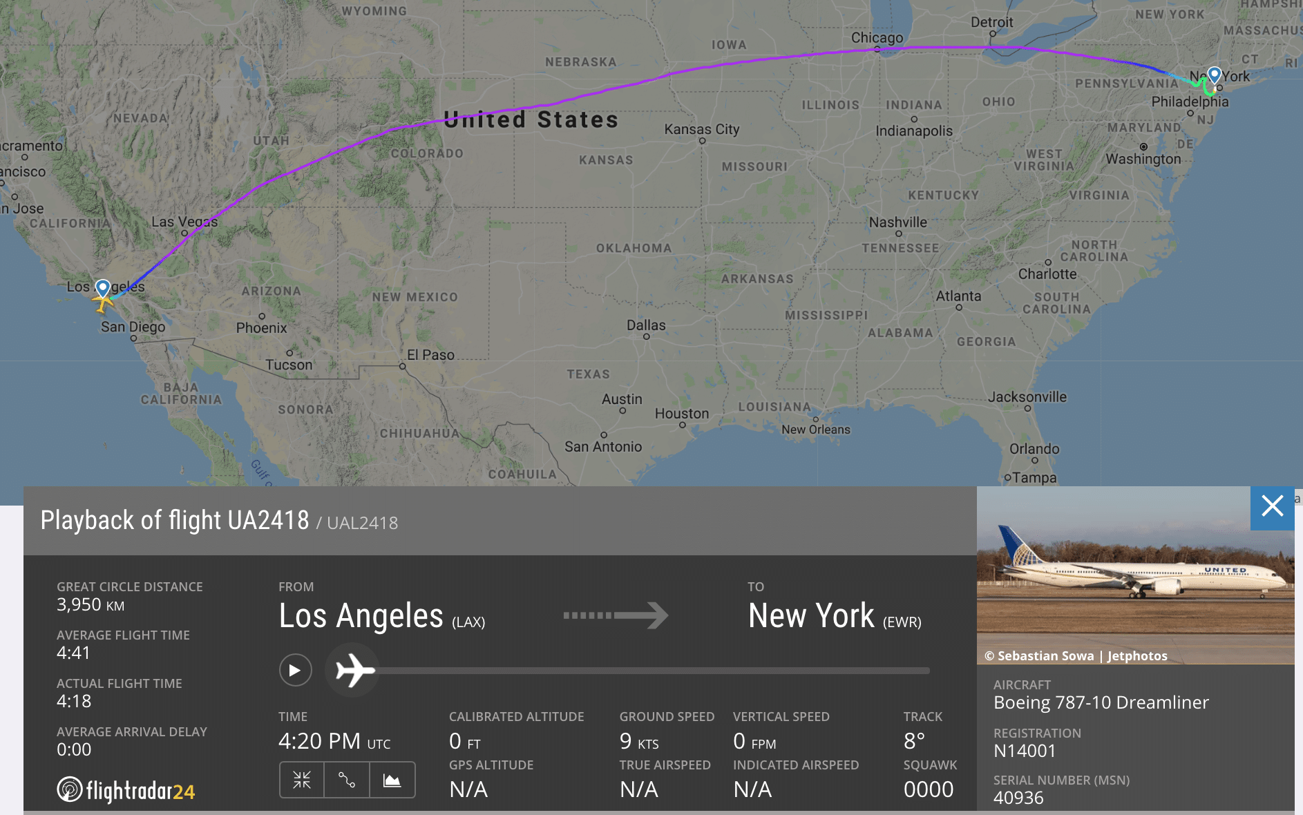United Airlines First Boeing 787 10 Begins Regular Service