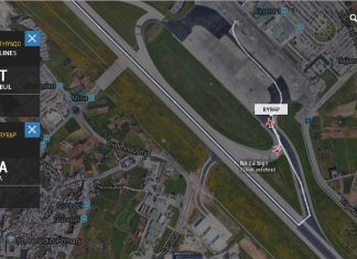 Turkish Airlines and Ryanair aircraft clip wings at Malta Airport