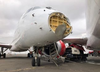 Ground collision between two Kenya Airways Embraer ERJ-190’s at Nairobi Airport; both aircraft seriously damaged