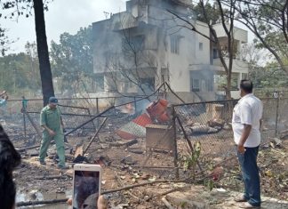 Two Team Surya Kiran Hawk Mk127s crash during rehearsal exercise