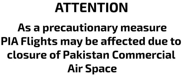 Commercial air traffic in India and Pakistan heavily affected after recent escalation in the region