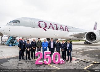 Qatar Airways reaches 250 delivered aircraft