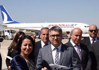 AnadoluJet expanded its international flight network to Erbil, Iraq