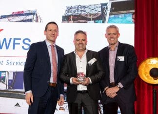 Brussels Airport presents its annual BRUcargo Award to WFS for its service quality, support of community projects and growth