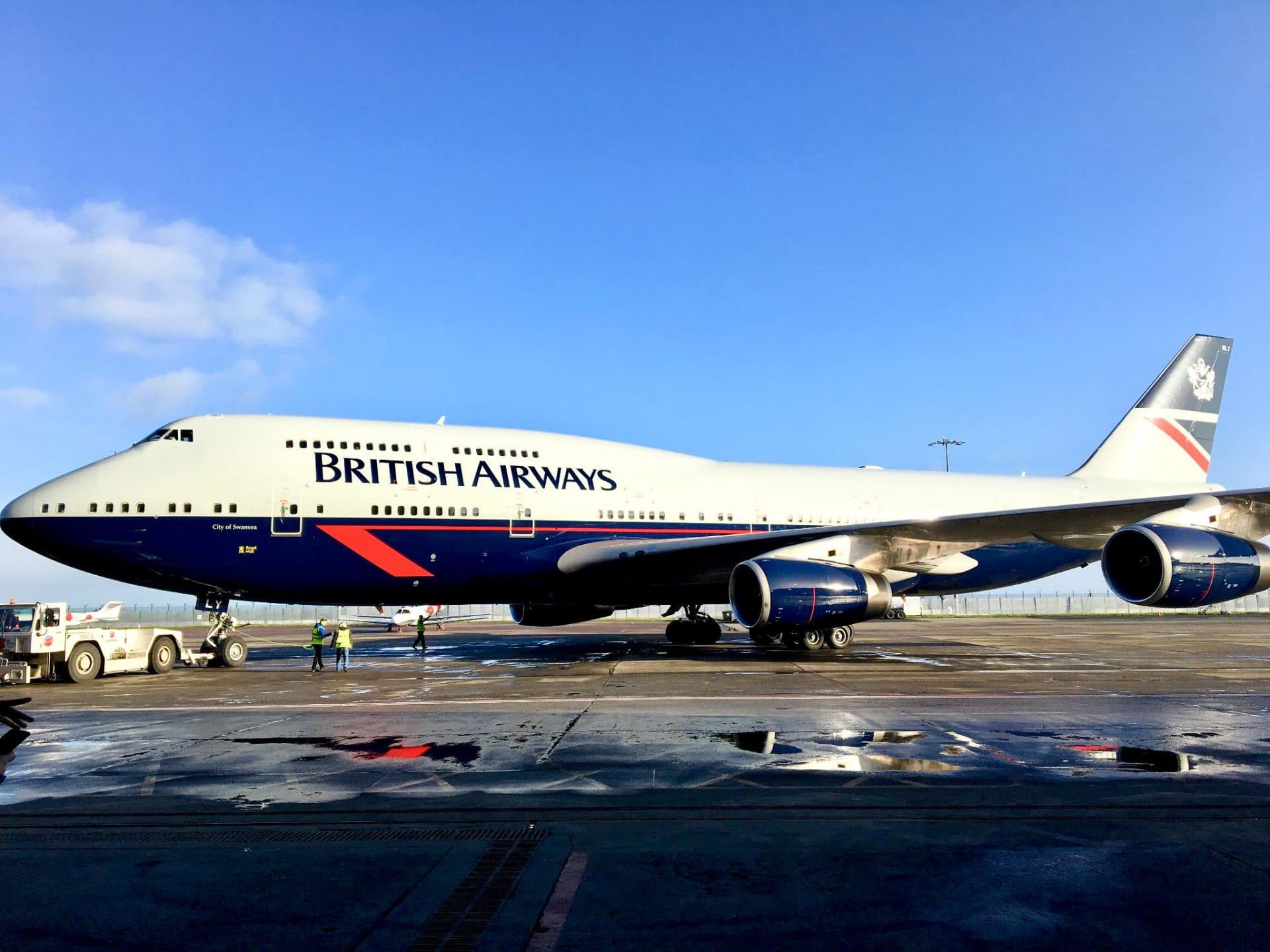 British Airways Boeing 747 In Landor Livery Has Landed At