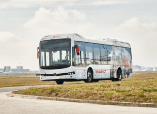 Brussels Airport introduces electric buses to carry passengers to/from their planes