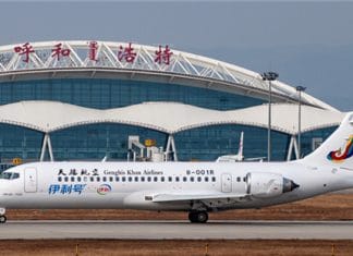 COMAC delivers second ARJ21 aircraft to Genghis Khan Airlines