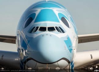 Airbus delivered first ANA A380 special livery ‘Flying Honu’ today