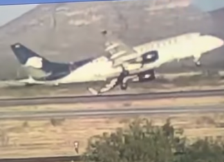 Aeroméxico Connect Embraer ERJ-170 suffers wingtip strike on take-off