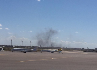 Tripoli’s only functional airport hit by air raid, six passenger flights were cancelled