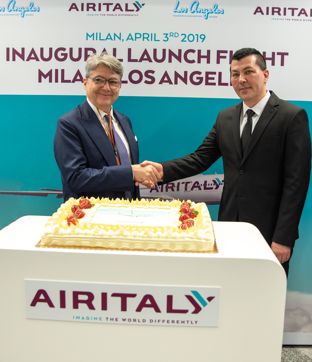 Air Italy’s first Milan-Los Angeles flight takes-off