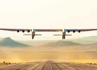 Stratolaunch takes to the skies for her maiden flight