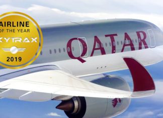 Qatar Airways is voted the World’s Best Airline for the fifth time at the 2019 World Airline Awards.