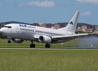 Severe turbulence hits ALK Airlines Boeing 737-300; flight attendant thrown to the ceiling; 10 passengers hospitalized with minor injuries