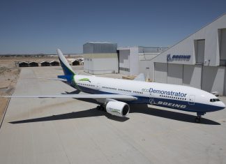 Boeing takes new technologies out of the lab, onto ecoDemonstrator flying testbed, with a 777 as 6th aircraft in the programme