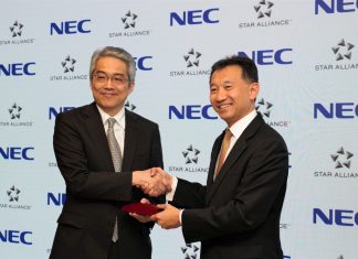Star Alliance and NEC Corporation sign partnership agreement to enhance passenger experience through biometric data recognition technology