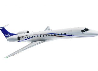Air Charters Europe presents its new Embraer ERJ-145 with 42 seats in Corporate Class, based at Antwerp