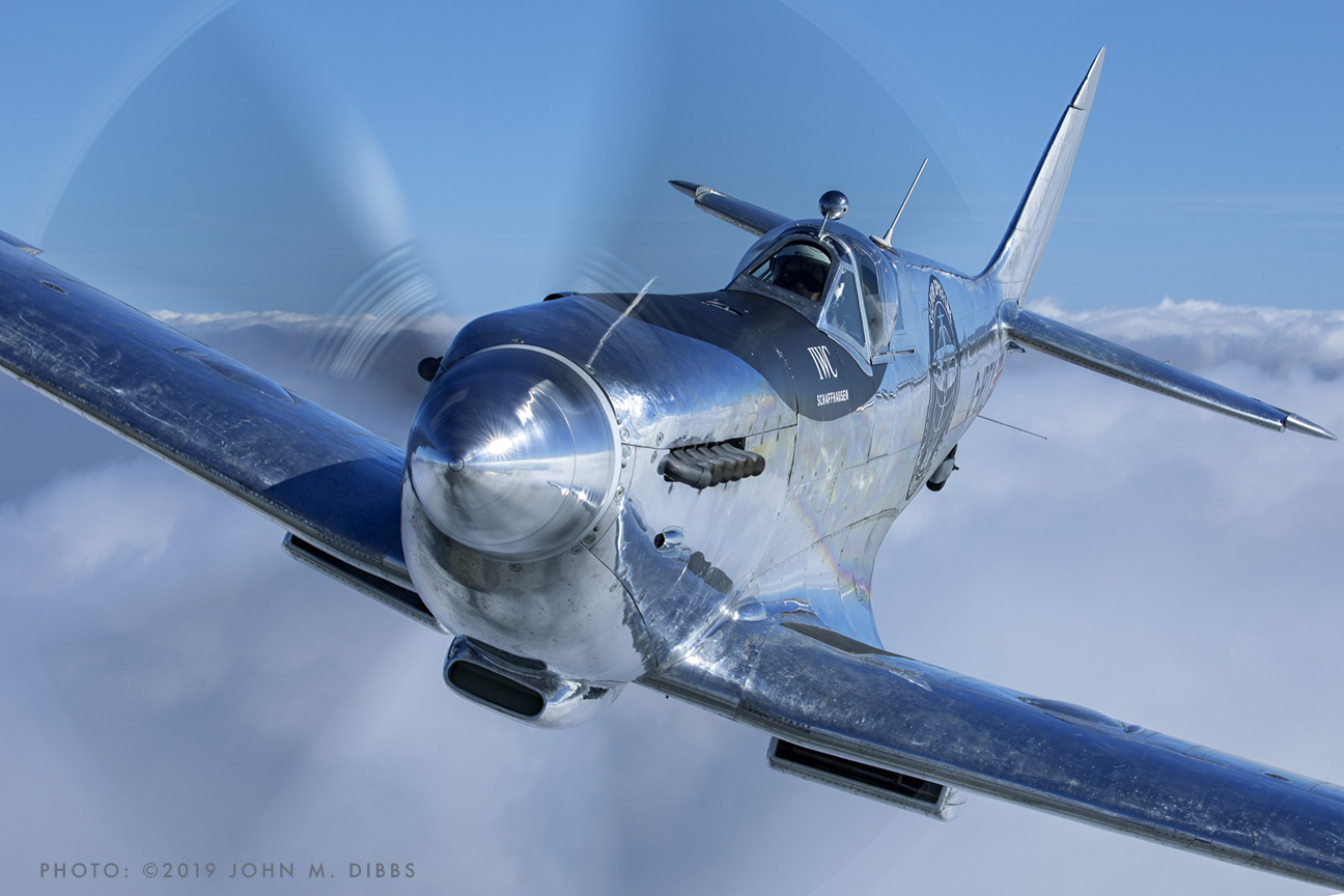 Two British pilots attempt a world tour in a WWII Spitfire Mk.IX