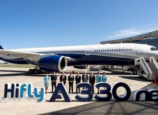 Airbus delivers first A330neo in Hi Fly livery