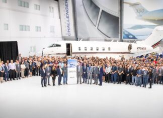 Bombardier celebrates milestone delivery of 100th Challenger business jet to NetJets