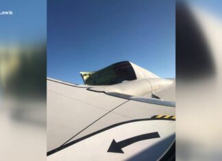 Engine cowling opens after take-off, United Airlines Boeing 737 safely returns to Denver, U.S.