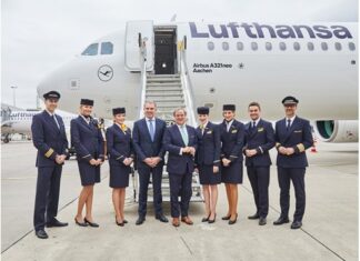 Lufthansa’s first Airbus A321neo christened “Aachen” at Dusseldorf Airport